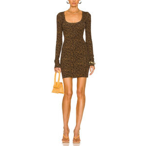 Nanushka 'Cathleen' Brown Dress Size XS - NWT